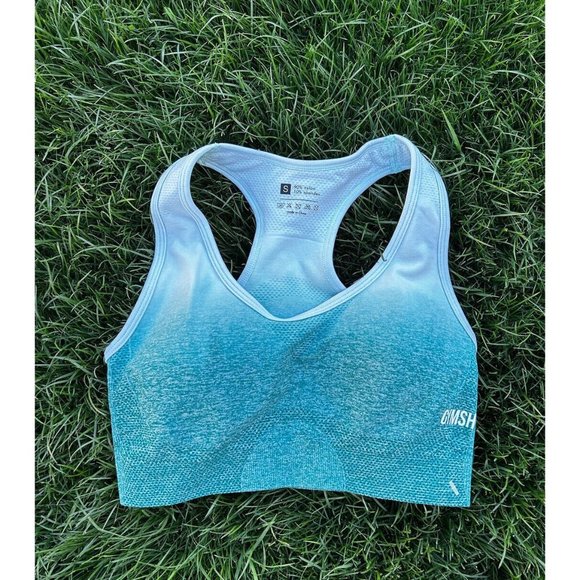Gymshark Other - Gymshark Adapt Ombre Seamless Sports Bra In Green Size S NWOT